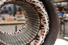 Bei der Bornemann GmbH: Instandsetzung eines Drehstromstators mit Neuwicklung nach der thermischen Reinigung durch SCHWING Technologies image-4720